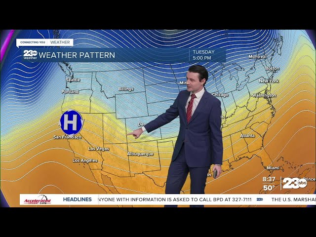 ⁣23ABC Evening weather update December 16, 2024