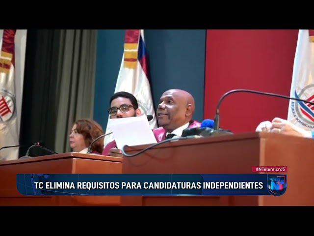 ⁣Tribunal Constitucional elimina requisitos para candidaturas independientes