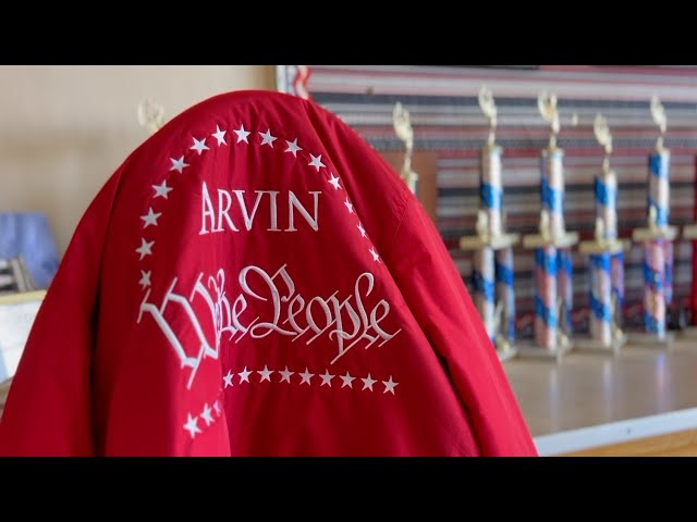 ⁣Arvin High School's We the People team prepares for state competition after regional win