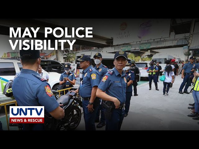 ⁣Police visibility, tiniyak sa pagdagsa ng mga pasahero sa PITX