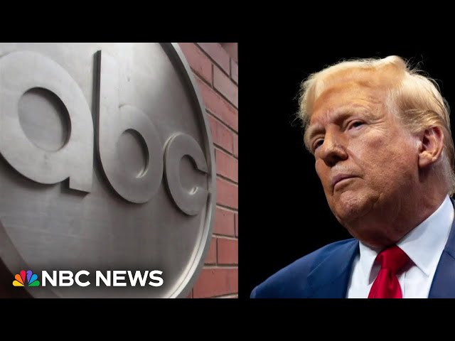 ⁣ABC News agrees to pay Trump $15 million to settle defamation lawsuit