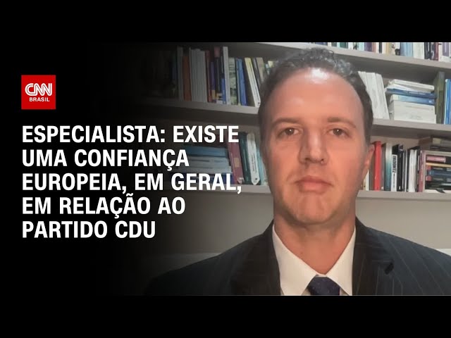 ⁣Especialista: Existe uma confiança europeia, em geral, em relação ao partido CDU | WW