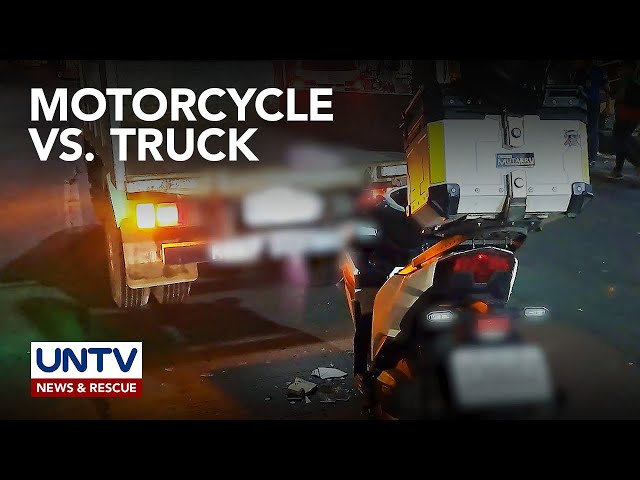 ⁣UNTV NAR, tinulungan ang isang motorcycle rider na bumangga sa mini truck