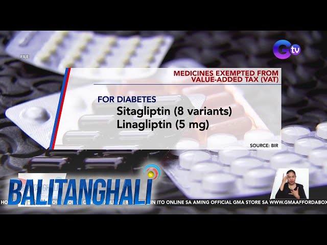 ⁣Medicines exempted from value-added tax (VAT) | Balitanghali