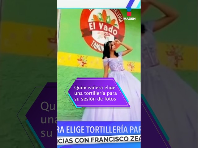 ⁣Quinceañera elige una tortillería para su sesión de fotos | Shorts | Zea