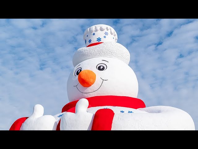 ⁣Live: Giant snowman warmly welcomes tourists from around the world to Harbin – Ep. 3