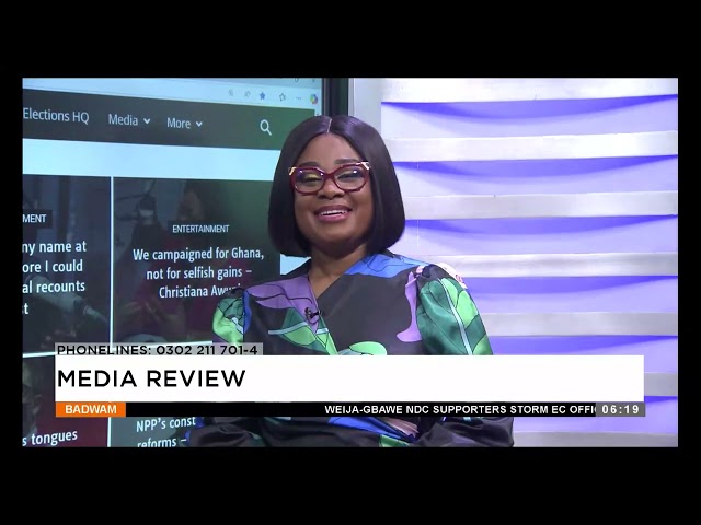 ⁣Badwam Media Review on Adom TV  (17-12-24)