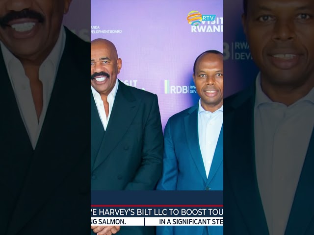 ⁣Rwanda, Steve Harvey ink tourism, investment deal #RBANews