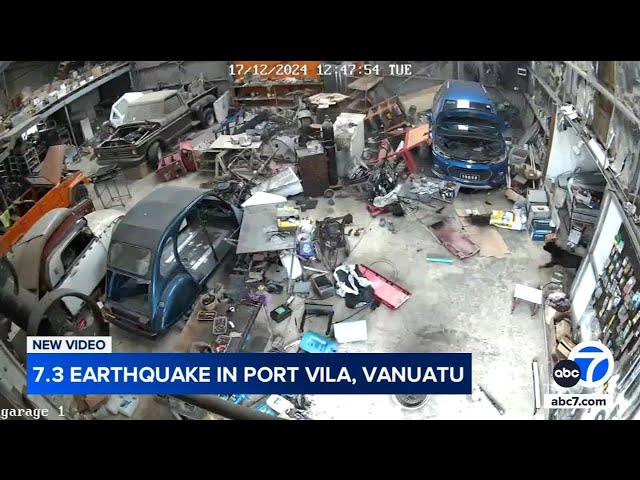 ⁣Magnitude 7.3 earthquake hits Pacific island nation of Vanuatu