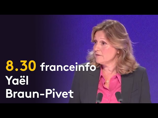 ⁣"Je suis contre le cumul des mandats", dit Yaël Braun-Pivet