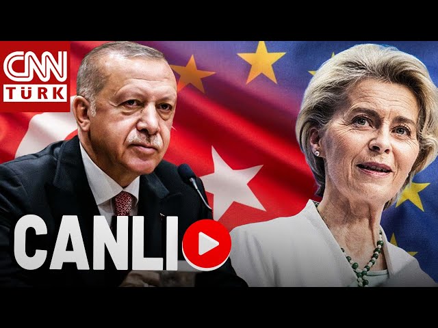 ⁣Cumhurbaşkanı Erdoğan ve AB Komisyonu Başkanı Von Der Leyen Konuşuyor #CANLI