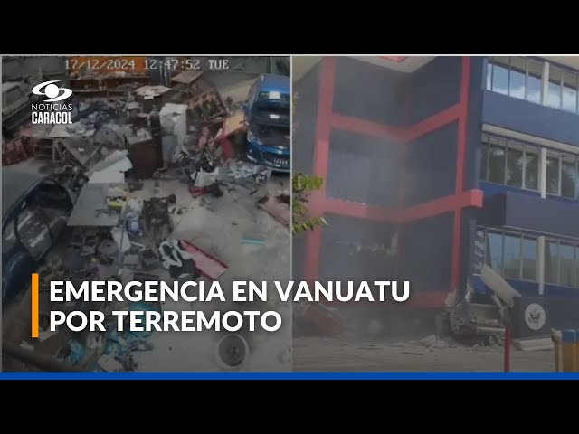 ⁣Terremoto de magnitud 7,3 sacudió al archipiélago de Vanuatu, en Oceanía