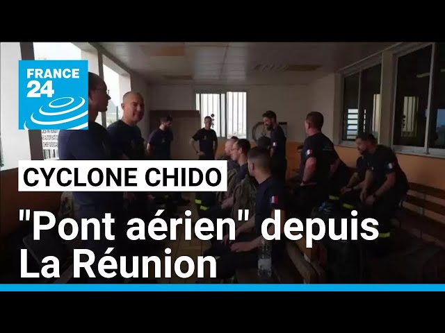 ⁣Cyclone Chido : un "pont aérien" mis en place depuis La Réunion • FRANCE 24