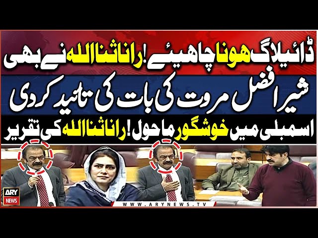 ⁣"There should be a dialogue" - Rana Sana supports Sher Afzal's statement