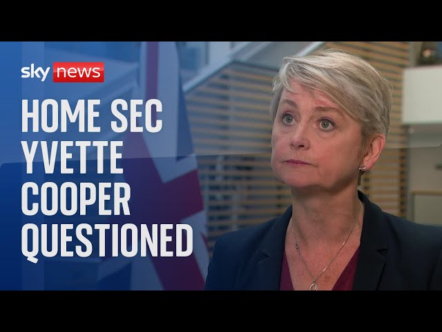 ⁣Watch live: Home Secretary Yvette Cooper questioned on the work of the Home Office