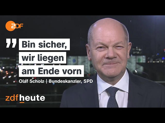 ⁣Kanzler Scholz gibt sich siegesgewiss und erteilt Wagenknecht Absage