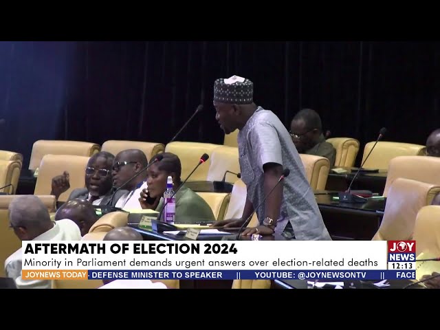 ⁣Aftermath of Election 2024: Minority in Parl demands urgent answers over election-related deaths