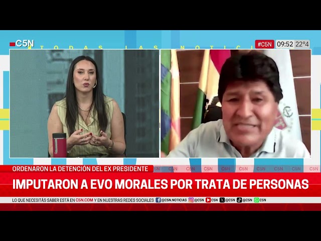 ⁣IMPUTARON a EVO MORALES por TRATA de PERSONAS