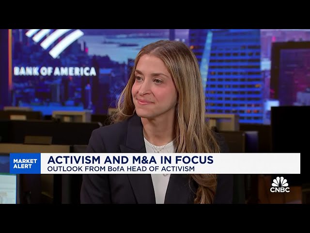 ⁣Expect to see a significant increase in activist activity in 2025, says BofA's Amy Lissauer