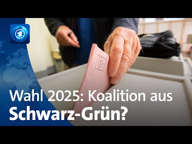 ⁣Bundestagswahl 2025: Diskussion über schwarz-grüne Regierungskoalition