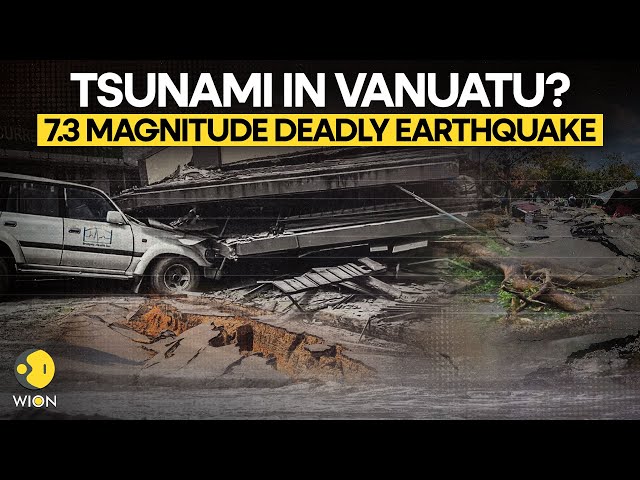 ⁣Vanuatu Earthquake LIVE: Magnitute 7.3 Earthquake Jolts Island Nation, One Dead, Many Injured | WION