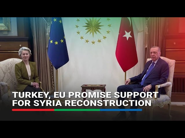 ⁣Turkey, EU promise support for Syria reconstruction, return of refugees