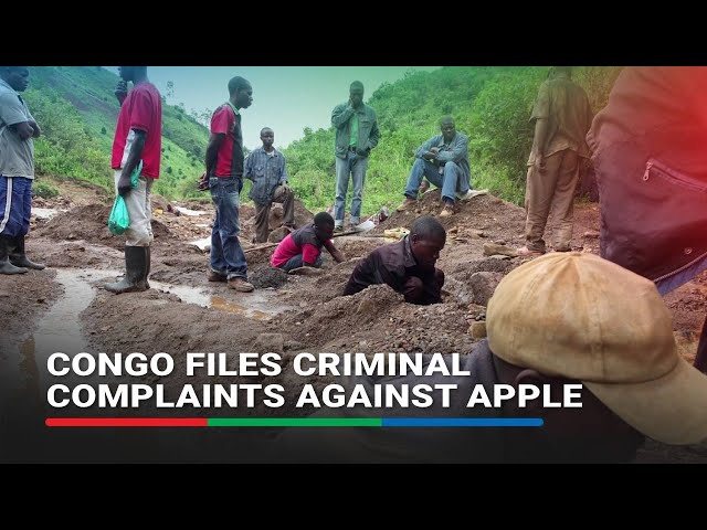 ⁣Congo files criminal complaints against Apple in Europe over conflict minerals