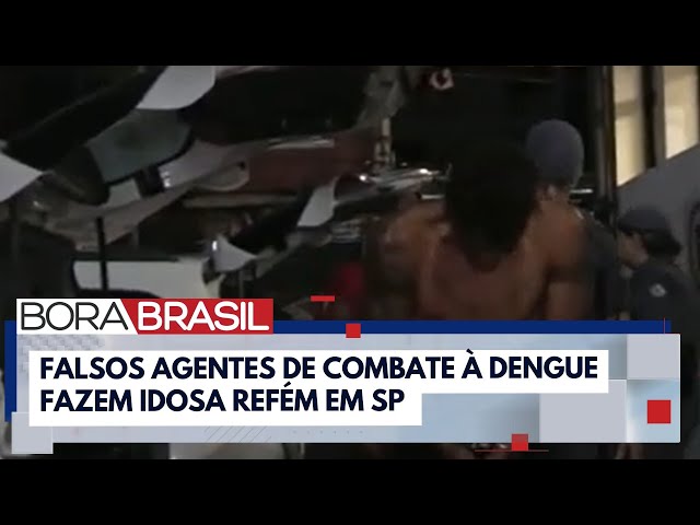 ⁣Falsos agentes de combate à dengue fazem idosa refém em SP | Bora Brasil