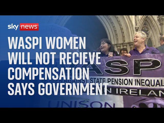 ⁣Waspi women will not receive compensation announces Work and Pensions Secretary