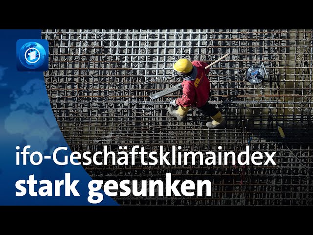 ⁣Schwächelnde Konjunktur: ifo-Geschäftsklimaindex fällt wieder