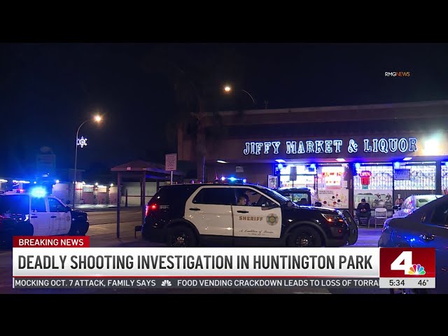 ⁣Woman dead, man hurt after shooting in Huntington Park