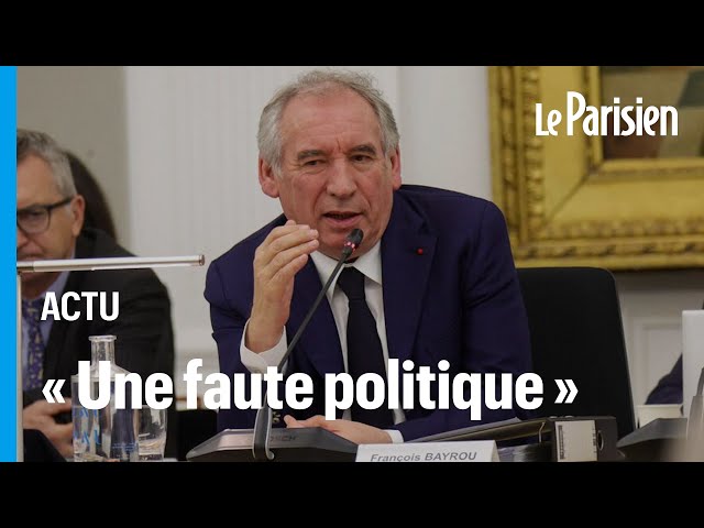 ⁣Bayrou sous le feu des critiques pour son déplacement à Pau plutôt qu’à Mayotte