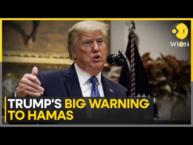 ⁣US: Trump Warns Hamas To Release Hostages Soon | WION | US News |  World News