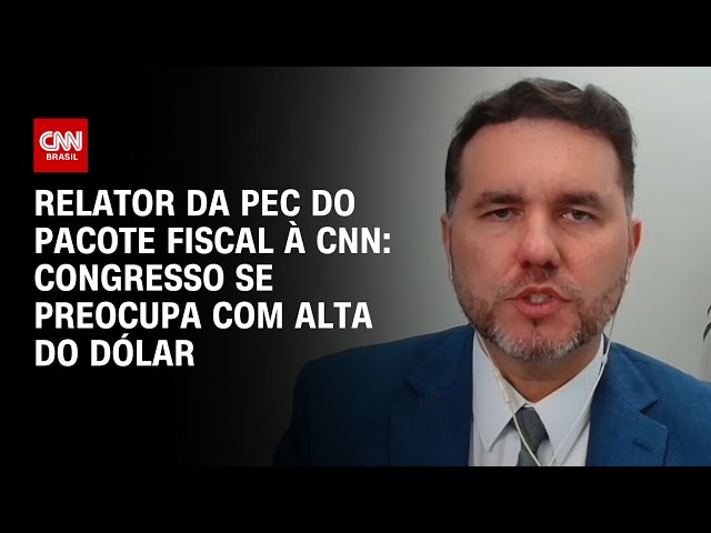 ⁣Relator da PEC do pacote fiscal à CNN: Congresso se preocupa com alta do dólar | BASTIDORES CNN