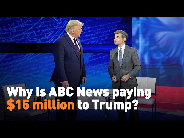 ⁣Why is ABC News paying $15 million to Trump?