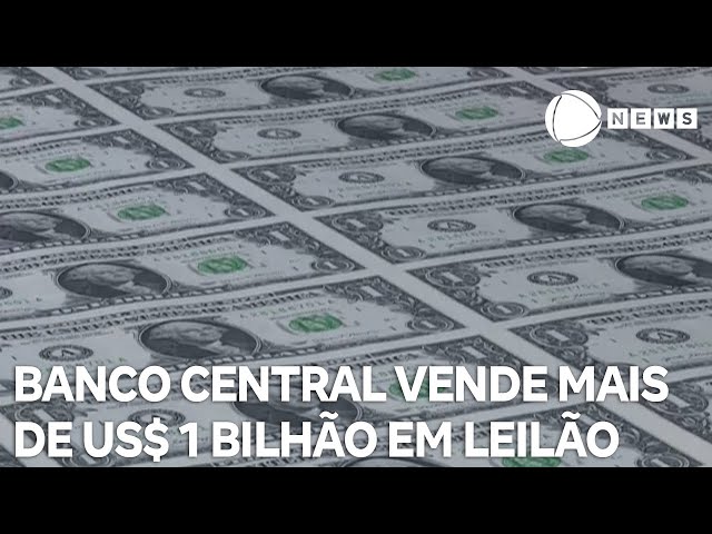 ⁣Banco Central vende US$ 1,27 bilhão em novo leilão extra