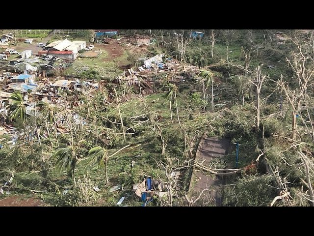 ⁣Authorities in Mayotte impose overnight curfew in aftermath of cyclone Chido