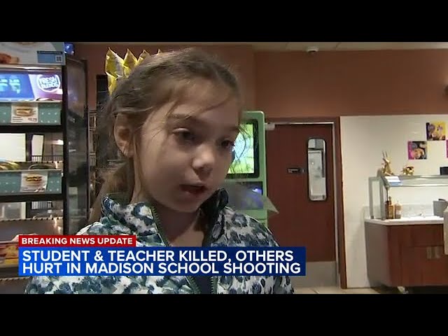 ⁣Wisconsin 2nd grader recalls hearing shooting, screaming