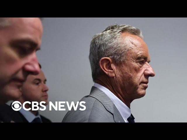 ⁣RFK Jr. ignores questions from reporters as he visits Capitol Hill