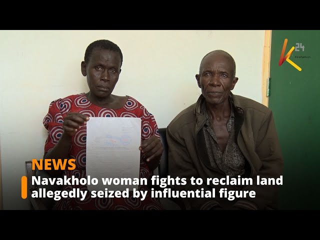 ⁣Navakholo woman seeks justice to reclaim land seized by influential individual