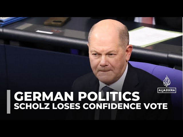 ⁣Germany set for new elections after Chancellor Scholz loses confidence vote