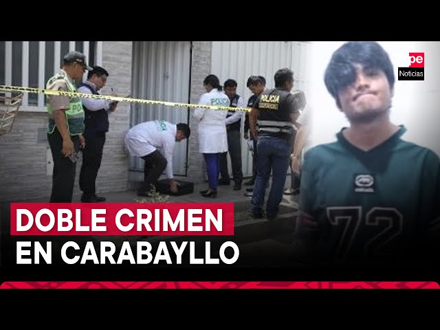 ⁣Carabayllo: realizan reconstrucción de doble crimen contra madre e hija