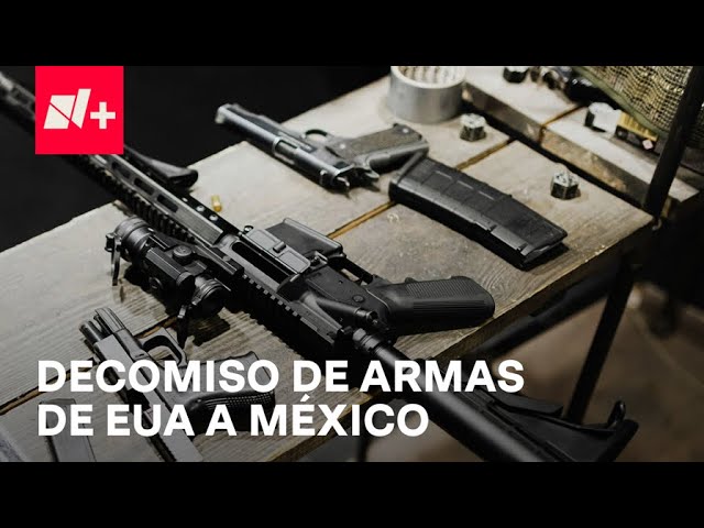 ⁣EUA decomisa armas que pretendían ser traficadas a México - Despierta