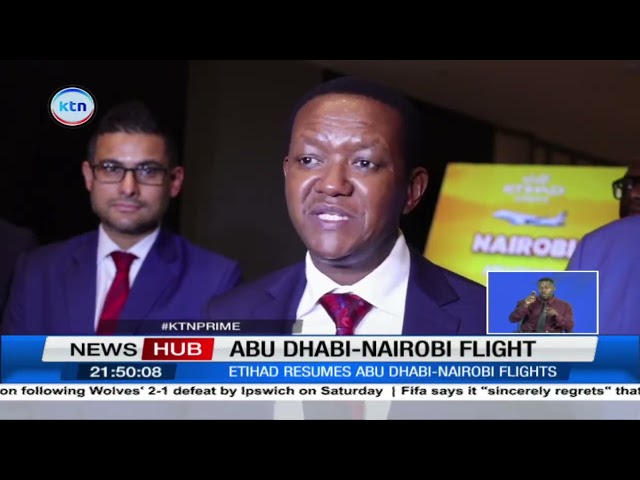 ⁣Etihad resumes Abu Dhabi-Nairobi flights