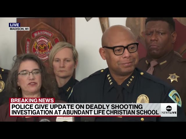 ⁣LIVE: Police give update on shooting at Abundant Life Christian School in Madison, WI