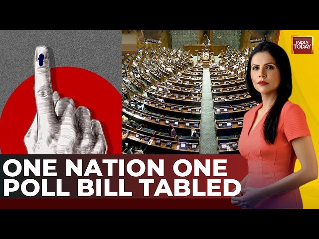 ⁣News Today With Preeti Choudhry: One Nation, One Poll Bill Tabled, Reform Or Assault On Federalism?