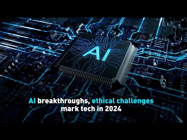 ⁣AI breakthroughs, ethical challenges mark tech in 2024