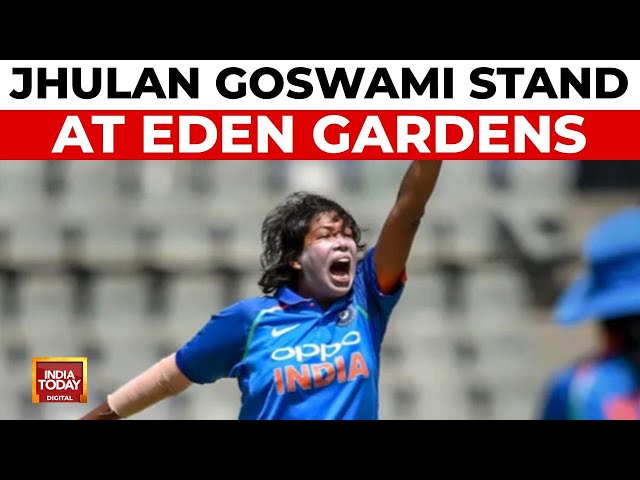 ⁣Eden Gardens to Honour Jhulan Goswami with Stand Naming, a First for Women's Cricket