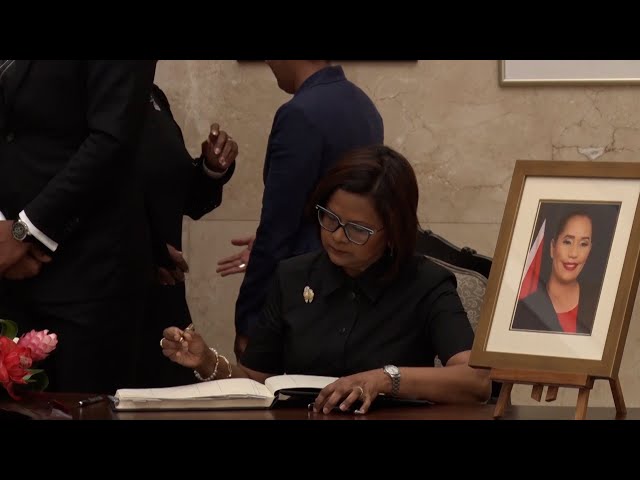 ⁣Condolence Book Opened For MP Lisa Morris-Julian At Parliament