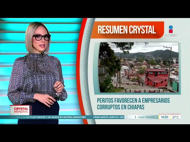 ⁣Peritos favorecen a empresarios corruptos en Chiapas | Noticias con Crystal Mendivil